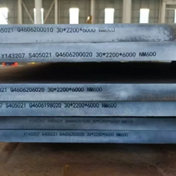 Placa d’acer de desgast NM600